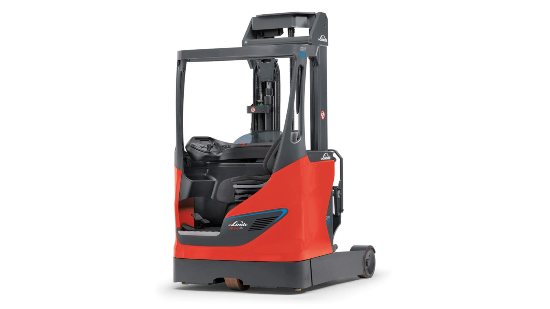 Reach truck R14 by Linde with lithium-ION battery