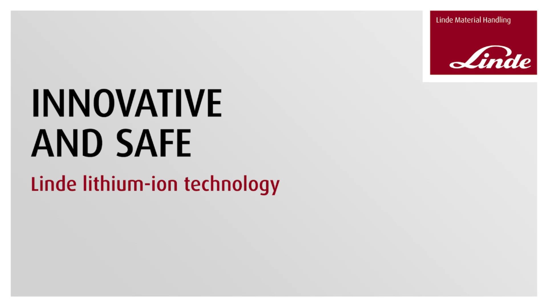 Video about the Safety of Lihtium-Ion technology